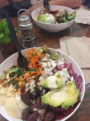 Falafel bowl at The Chickpea in West Palm Beach