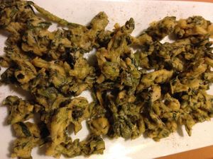 Paalak pakora at Bethesda Curry Kitchen in Bethesda