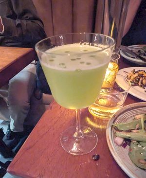 Celery-based mocktail at aíso in San Francisco
