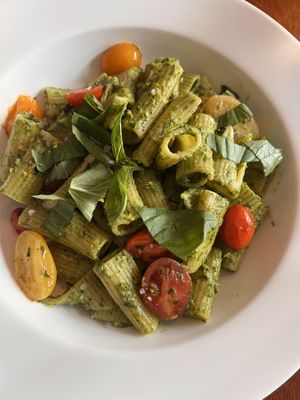 Pesto pasta YUM!!  at aíso in San Francisco