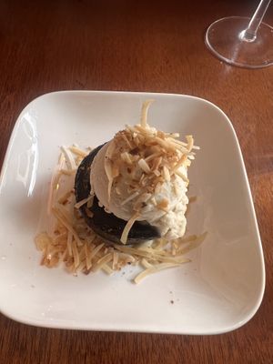 Chocolate dessert  at aíso in San Francisco