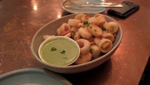 Hearts of palm appetizer  at aíso in San Francisco