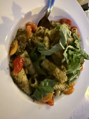 pasta with beyond sausage at aíso in San Francisco