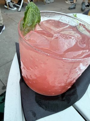 watermelon cocktail special  at aíso in San Francisco