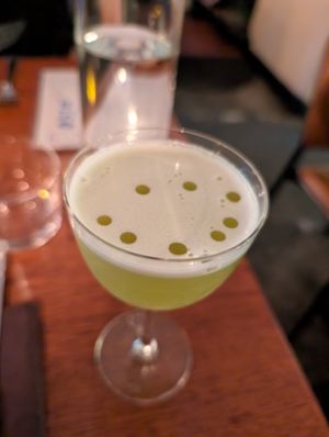 NA tasty citrus drink at aíso in San Francisco