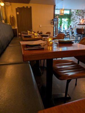 Dining area at aíso in San Francisco