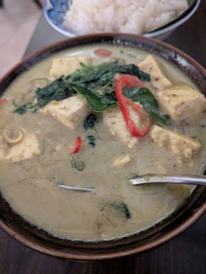 Gaeng Khiao Wan (green curry) at BangBang Thai Kitchen in Nairobi