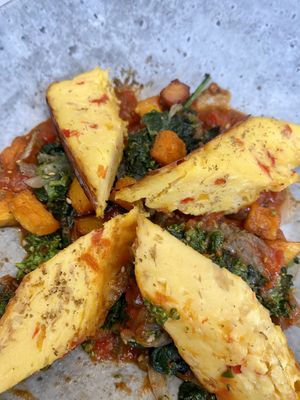 Just Egg Shakahuka at Equinox Restaurant in Washington