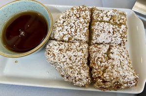 Granola-crusted stuffed French toast at Equinox Restaurant in Washington