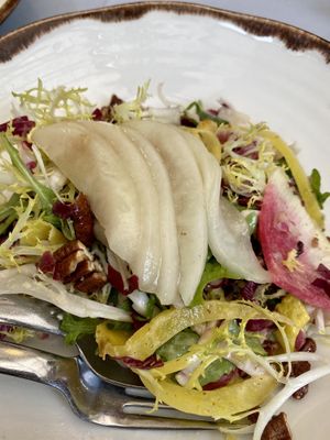Poached pear salad  at Equinox Restaurant in Washington