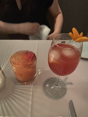 Maverick Sky and Cloudburst Cocktails  at Equinox Restaurant in Washington