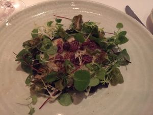 Dinner menu at Equinox Restaurant in Washington