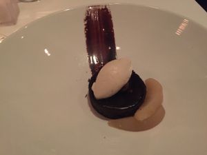 Dinner menu at Equinox Restaurant in Washington