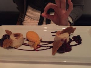 Dinner menu at Equinox Restaurant in Washington