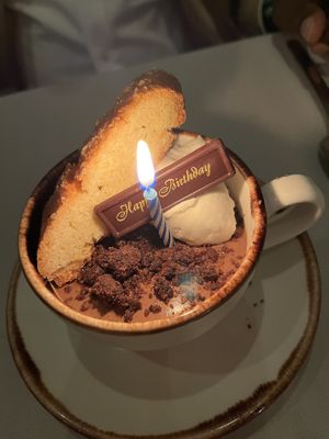 Cappuccino Panna Cotta  at Equinox Restaurant in Washington