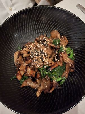 Hen of the Woods Mushrooms   at Equinox Restaurant in Washington
