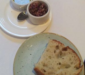 crunchy bread at Equinox Restaurant in Washington