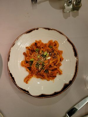 Pasta at Equinox Restaurant in Washington