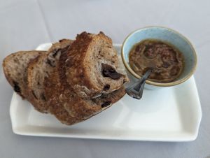 Olive bread at Equinox Restaurant in Washington