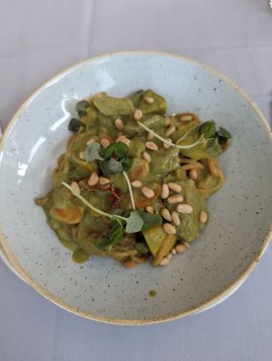 Spaghetti at Equinox Restaurant in Washington