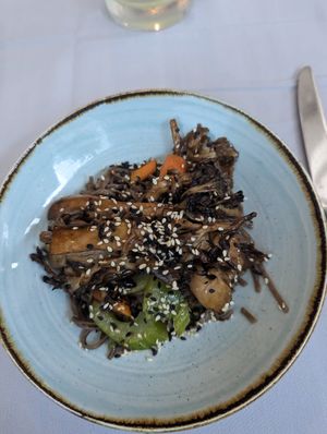 Mushrooms at Equinox Restaurant in Washington