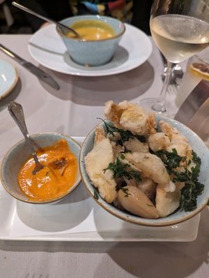 Roman style fried artichokes at Equinox Restaurant in Washington