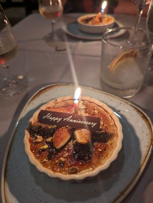 Creme brulee at Equinox Restaurant in Washington