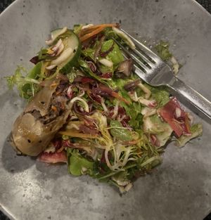 Crispy Soba Noodle Springroll  at Equinox Restaurant in Washington