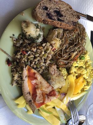 Brunch plate  at Equinox Restaurant in Washington