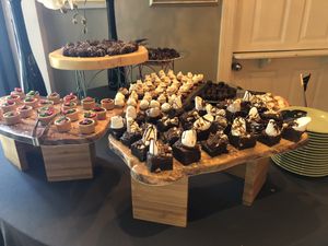 Brunch dessert spread  at Equinox Restaurant in Washington