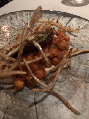 Ate some... beet steak frites with baba ganoush... balance beet nicely.  at Equinox Restaurant in Washington