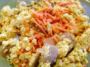 Tofu Scramble with daiya cheese at Equinox Restaurant in Washington