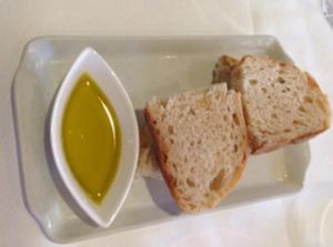 delicious bread & olive oil at Equinox Restaurant in Washington