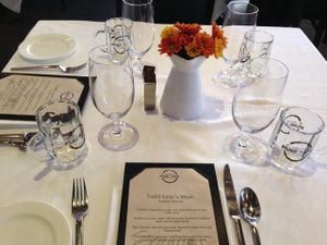 table settings at Equinox Restaurant in Washington