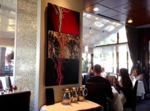 interior at Equinox Restaurant in Washington