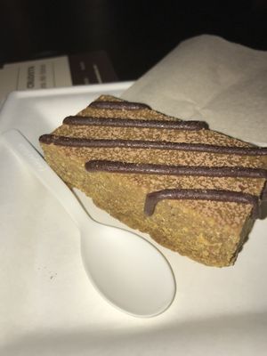 Torta raw alla zucca at Grezzo Raw Chocolate in Rome