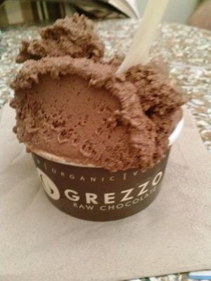 gelato at Grezzo Raw Chocolate in Rome