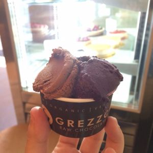 Ice Cream at Grezzo Raw Chocolate in Rome
