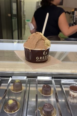   at Grezzo Raw Chocolate in Rome