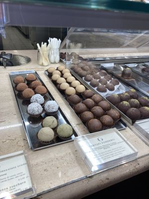   at Grezzo Raw Chocolate in Rome