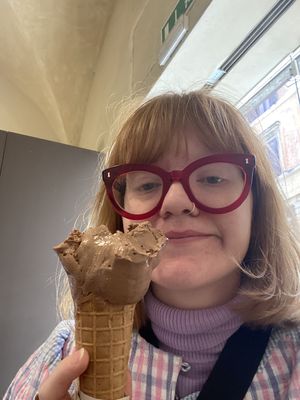 YUM!  at Grezzo Raw Chocolate in Rome