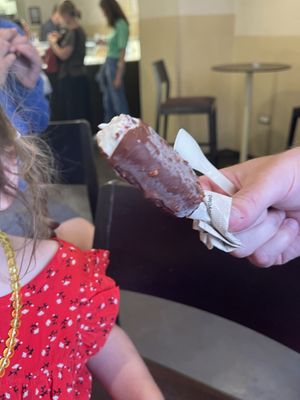 Mini ice cream bar   at Grezzo Raw Chocolate in Rome