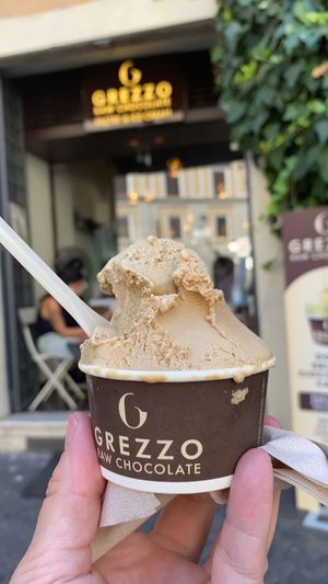   at Grezzo Raw Chocolate in Rome