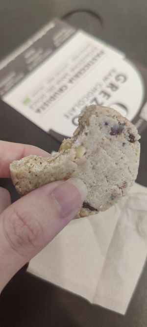 Raw cookie at Grezzo Raw Chocolate in Rome