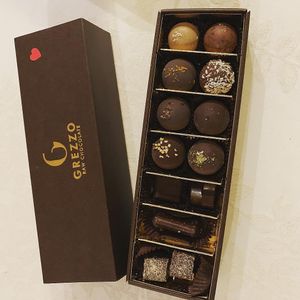   at Grezzo Raw Chocolate in Rome