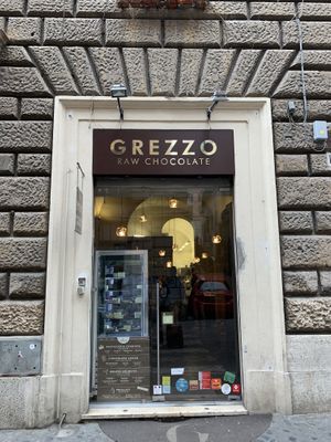   at Grezzo Raw Chocolate in Rome