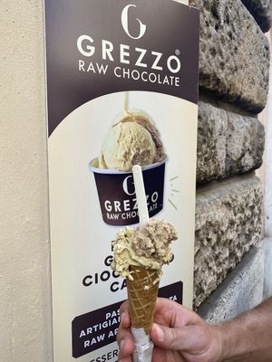   at Grezzo Raw Chocolate in Rome