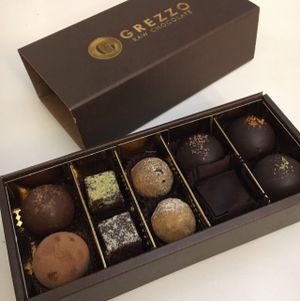 Incredible chocolates! at Grezzo Raw Chocolate in Rome