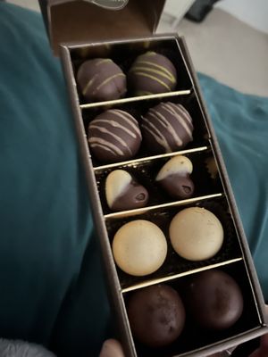   at Grezzo Raw Chocolate in Rome