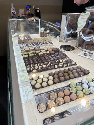   at Grezzo Raw Chocolate in Rome